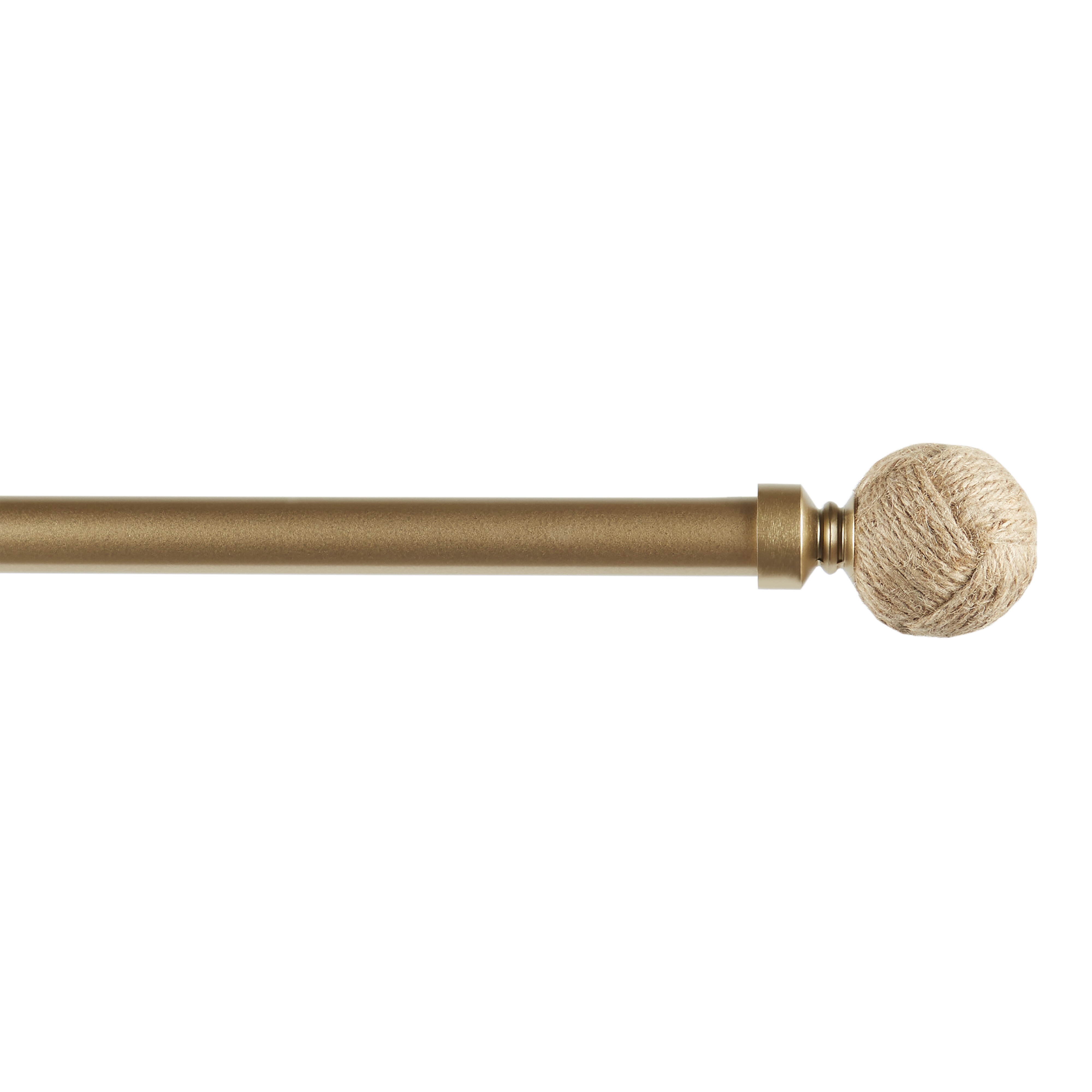 Tricia Adjustable 1" Single Curtain Rod
