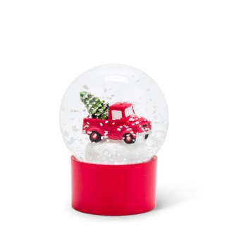 Truck with Tree Snow Globe