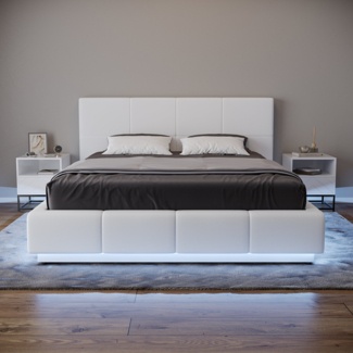Tufted Upholstered Storage Platform Bed