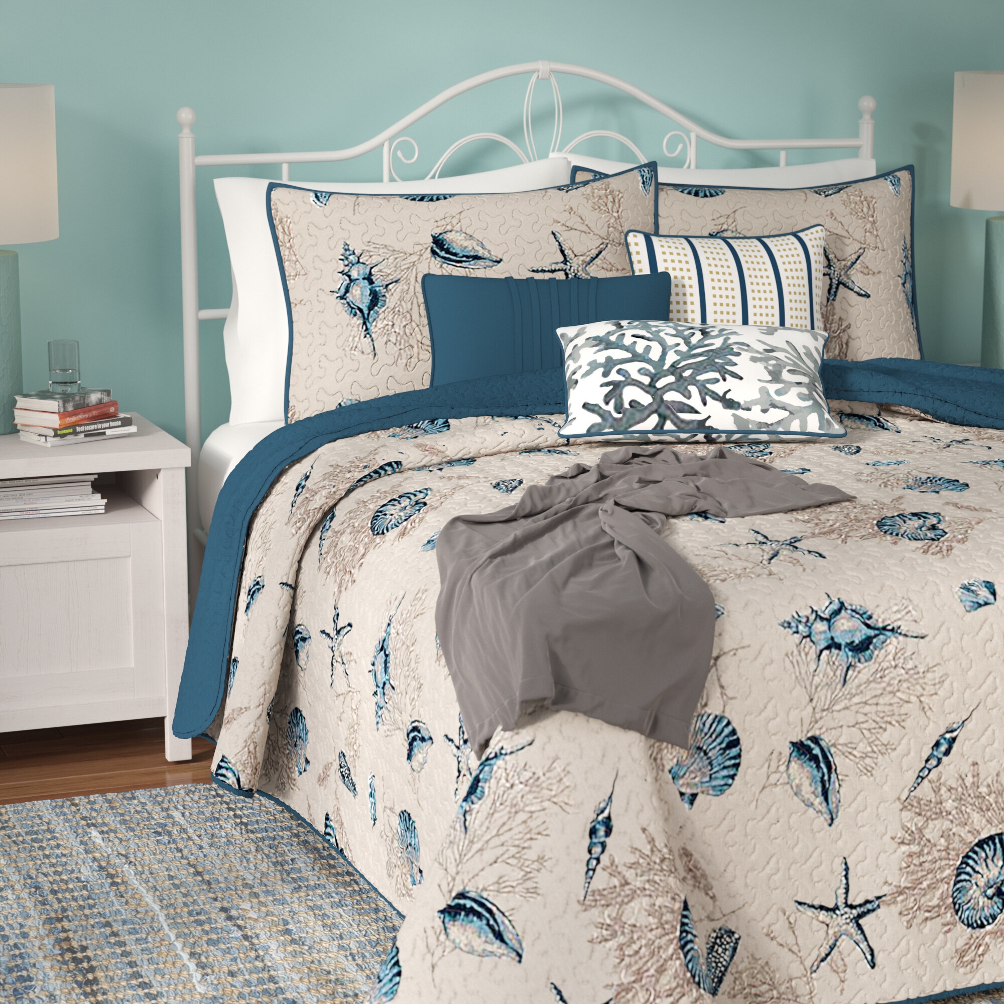 Turk Reversible Coverlet Set