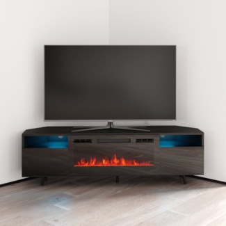 TV Stand for TVs up to 60" with Fireplace Included