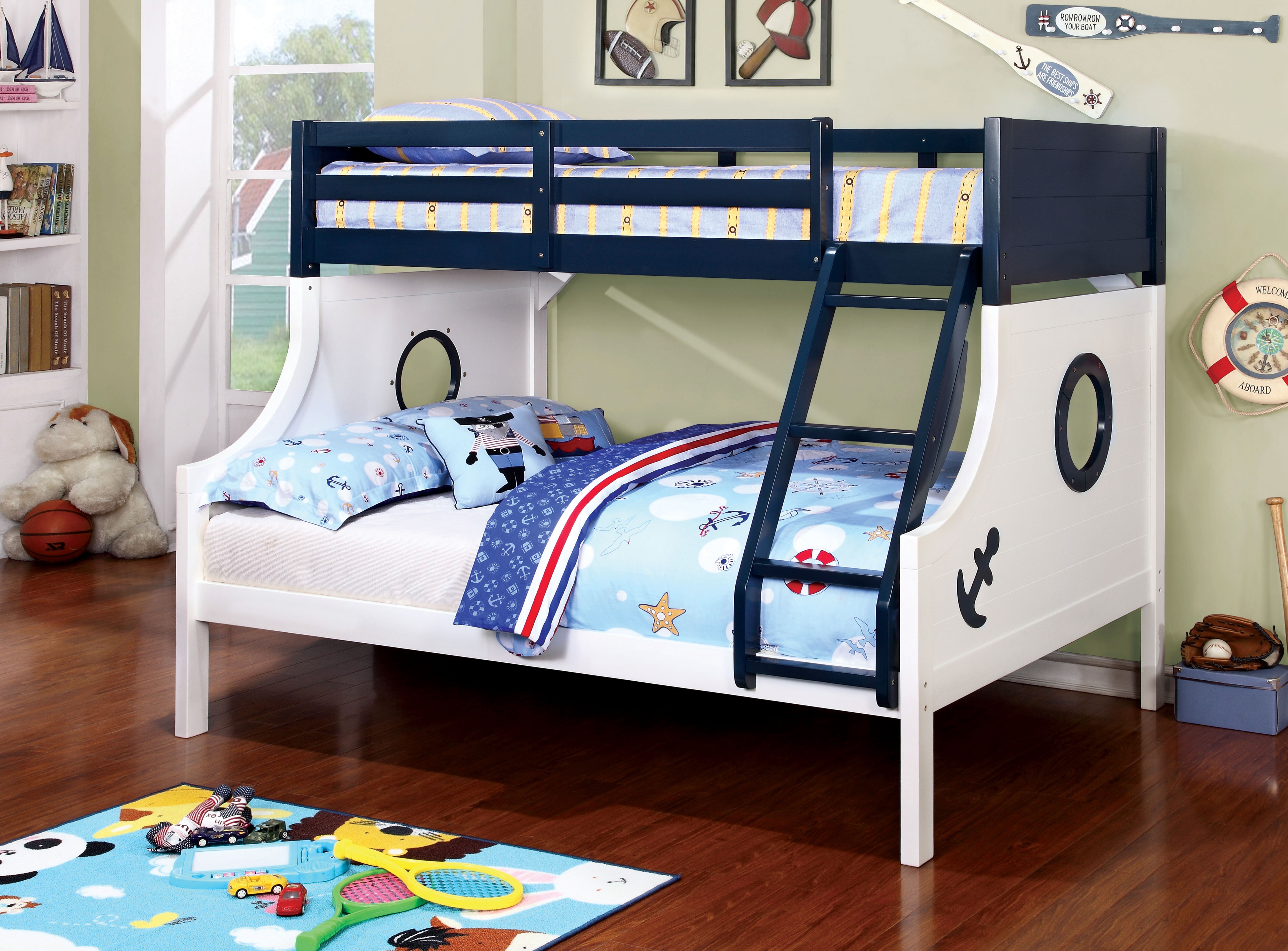 Twin Over Full Standard Bunk Bed by Zoomie Kids