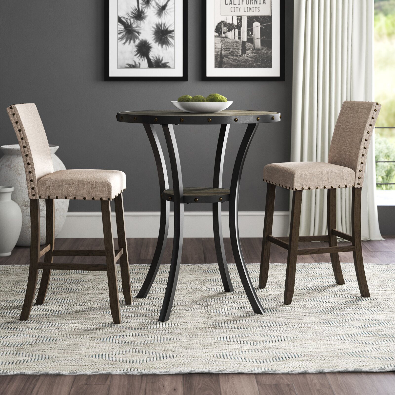 Space saving 2 seater dining online table