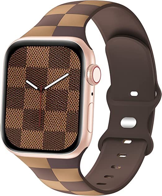 Louis Vuitton LV Apple Watch Band for all Series Christmas Gift  Apple  Watch Bands by PAUL in 2023  Watch bands Apple watch bands Apple watch  bands leather