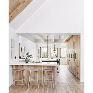 Unique rustic kitchen with mixed styles