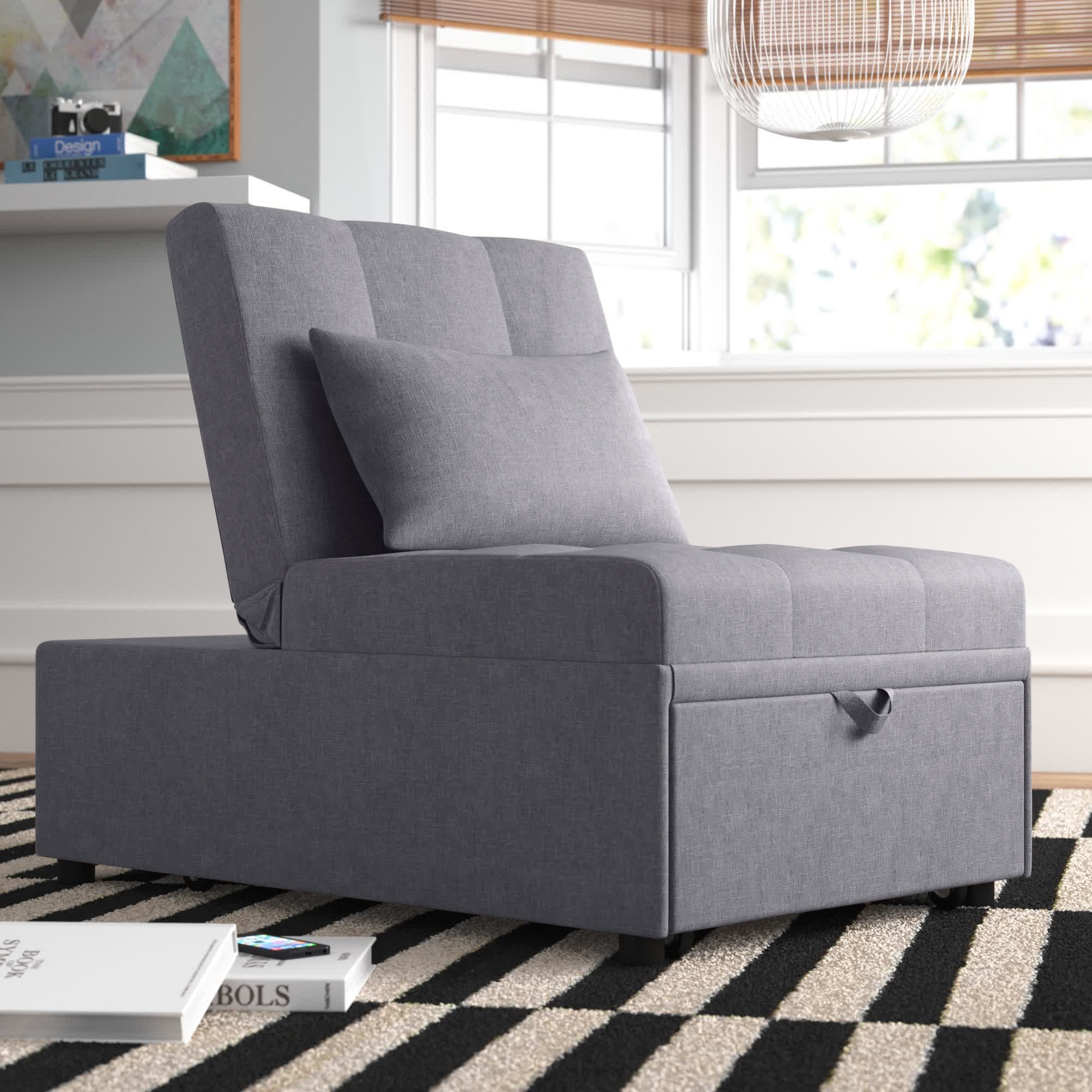 Juarez convertible single sleeper futon chair symple stuff new arrivals