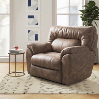 Upholstered Power Recliner with USB Charging Port