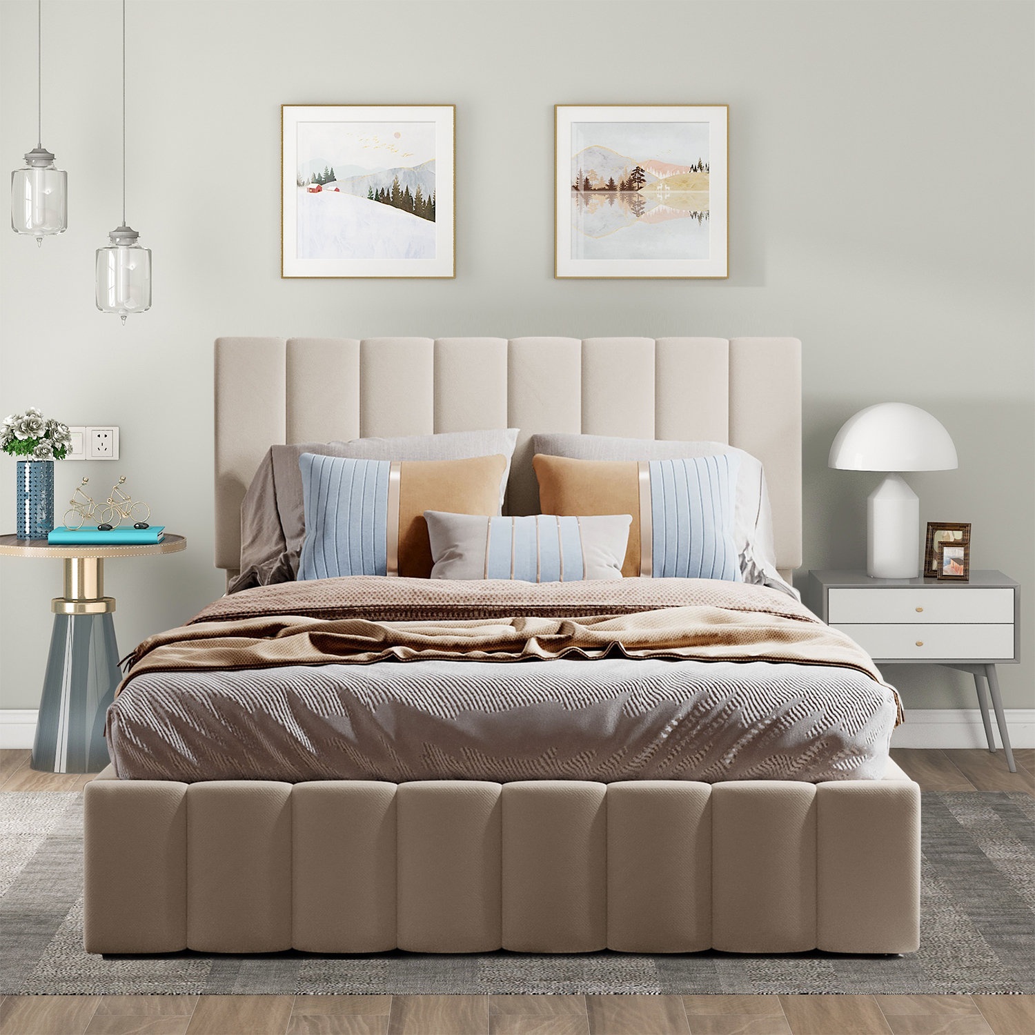 Upholstered Storage Bed