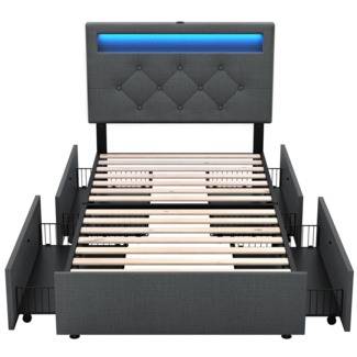 Upholstered Storage Bed