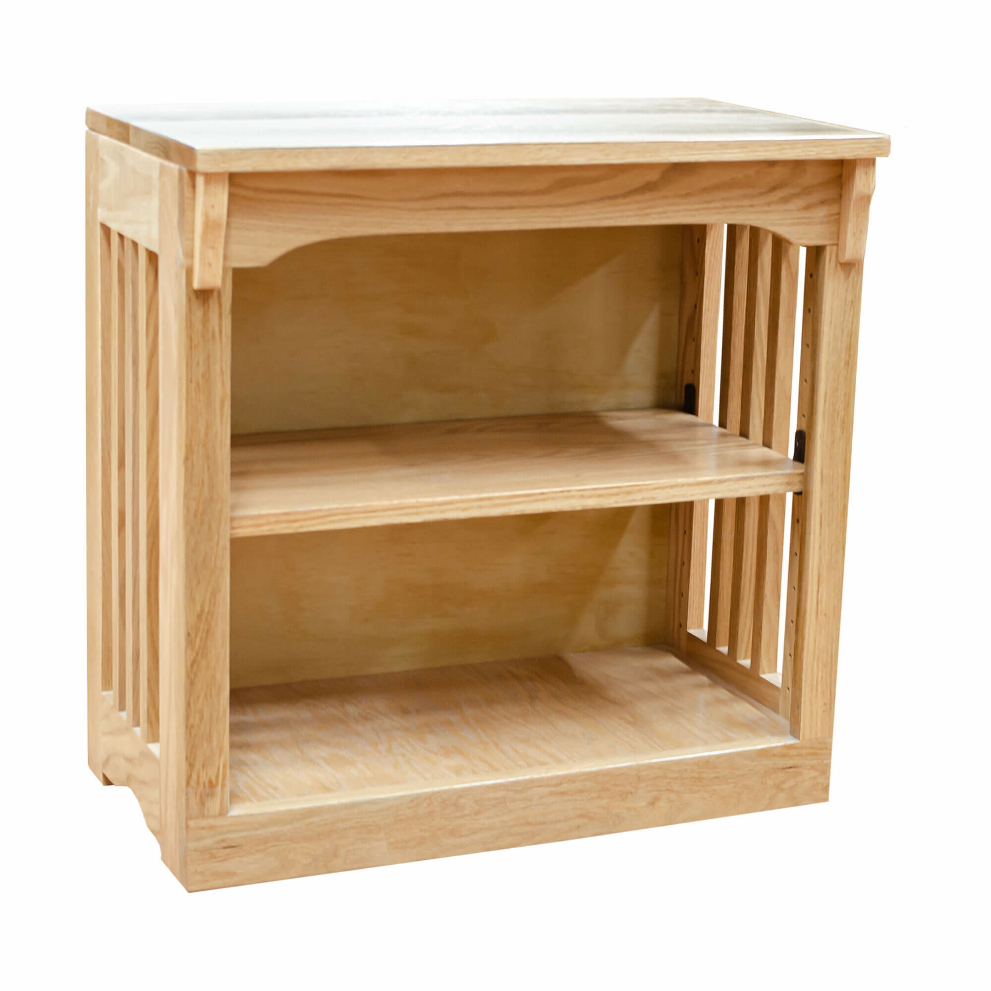 Vannie 24'' W Solid Wood Standard Bookcase
