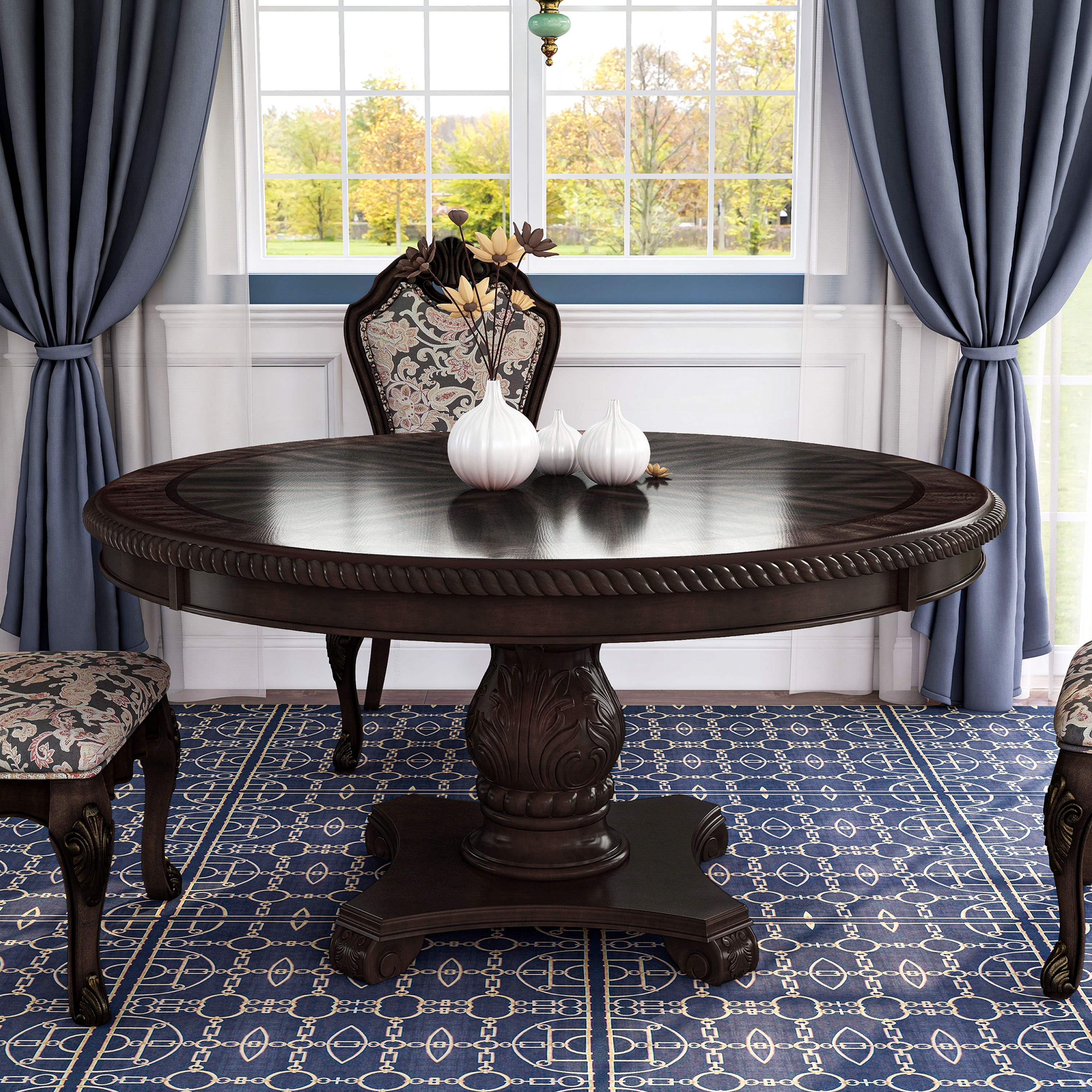 Vernen 60'' Pedestal Dining Table