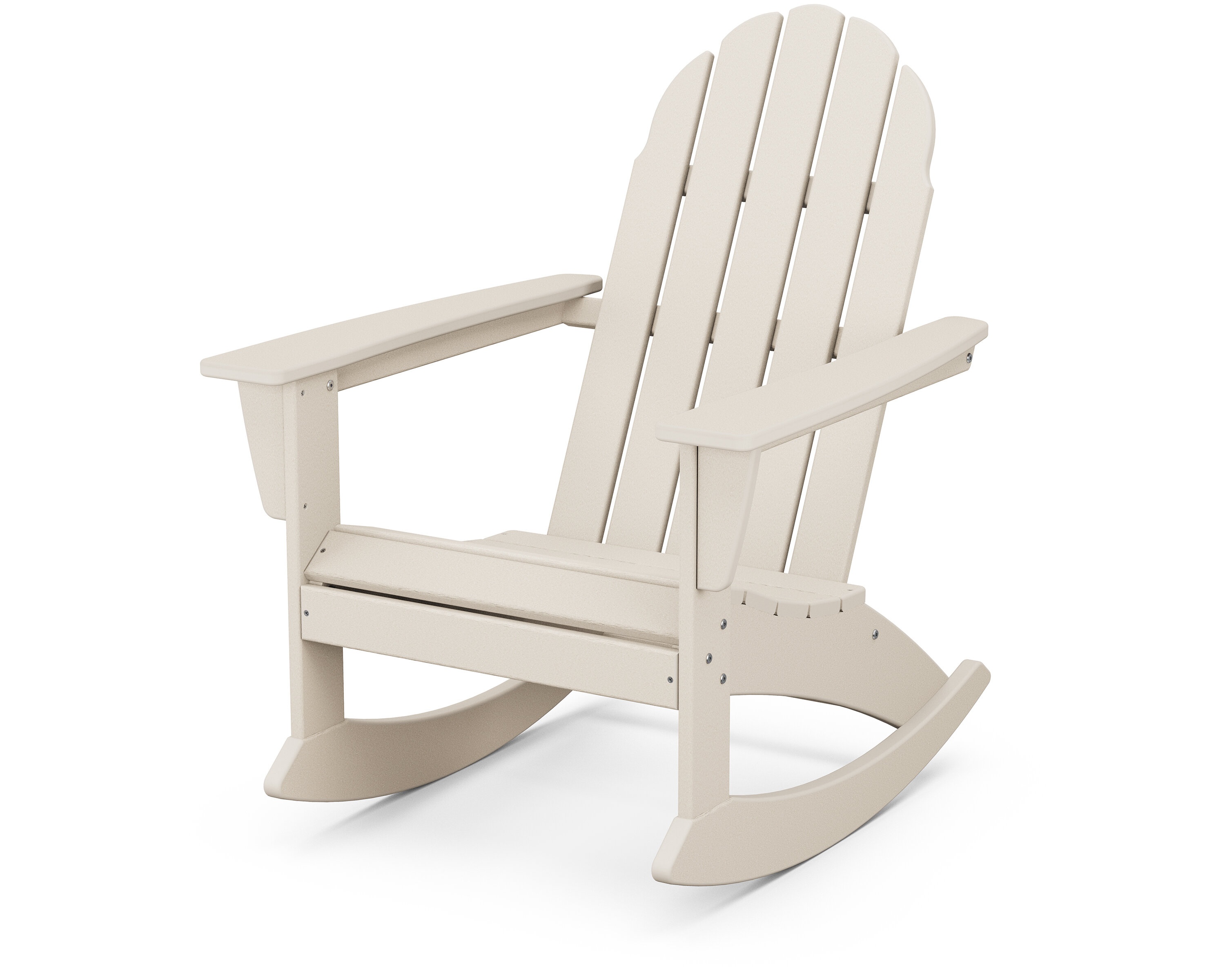 Vineyard Plastic Rocking Adirondack Chair