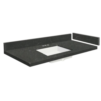 Vision 43'' Granite Single Bathroom Vanity Top with Sink