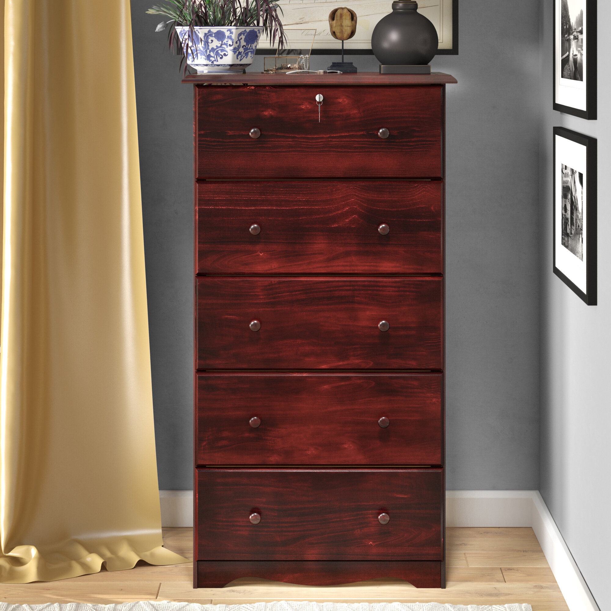 Wales 5-Jumbo Drawer Chest