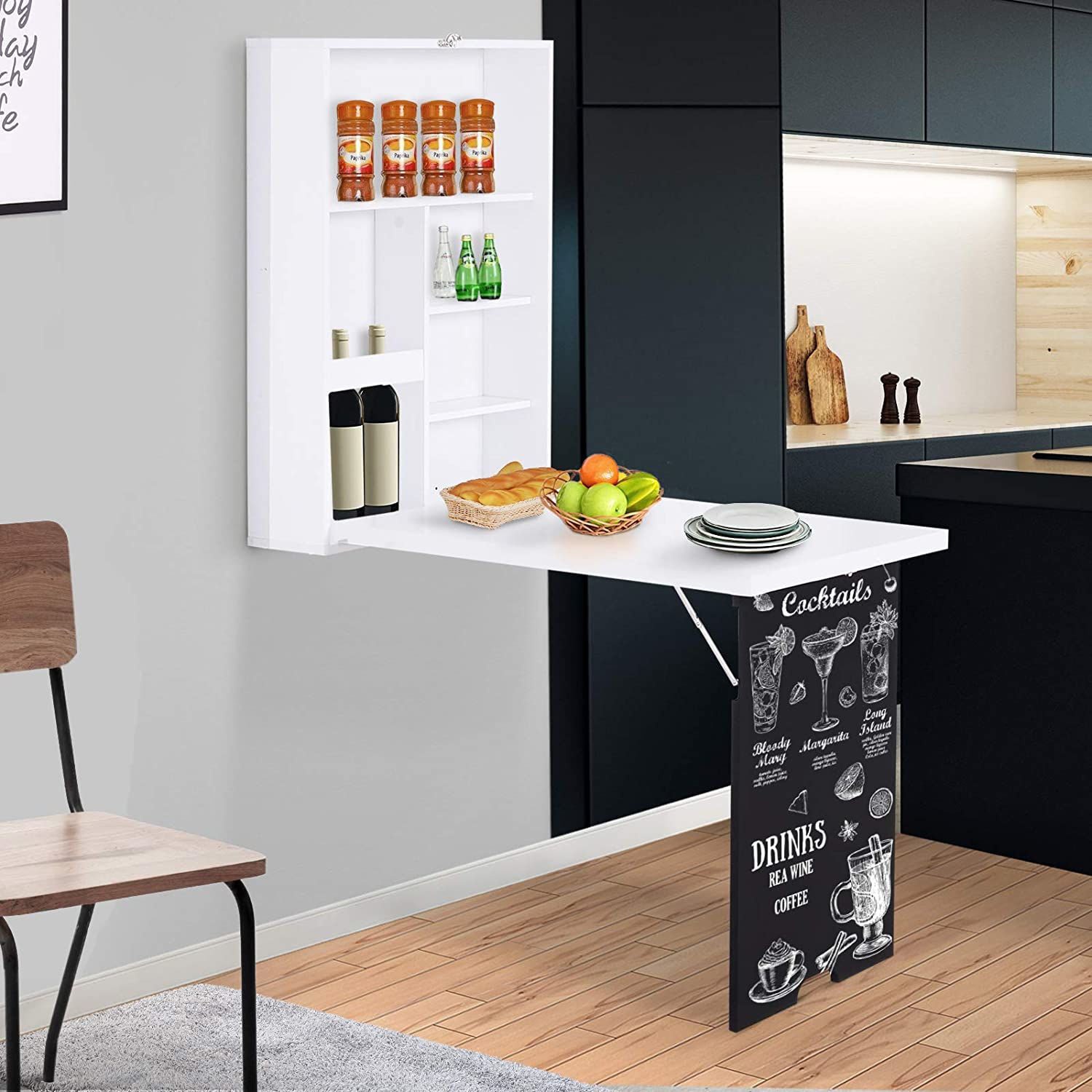 Folding desks for small spaces Folding Bar Tables Foldable craft table  Space-saving dining table Wall-mounted Tables Wall Mounted Tables Laundry  room
