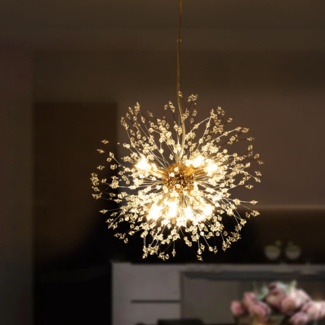 Wallin 8 - Light Dimmable Sputnik Sphere Chandelier