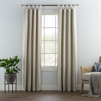Wayfair Basics® Blackout Thermal Tab Top Single Curtain Panel