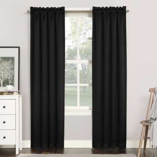 Wayfair Basics® Solid Blackout Thermal Rod Pocket Single Curtain Panel