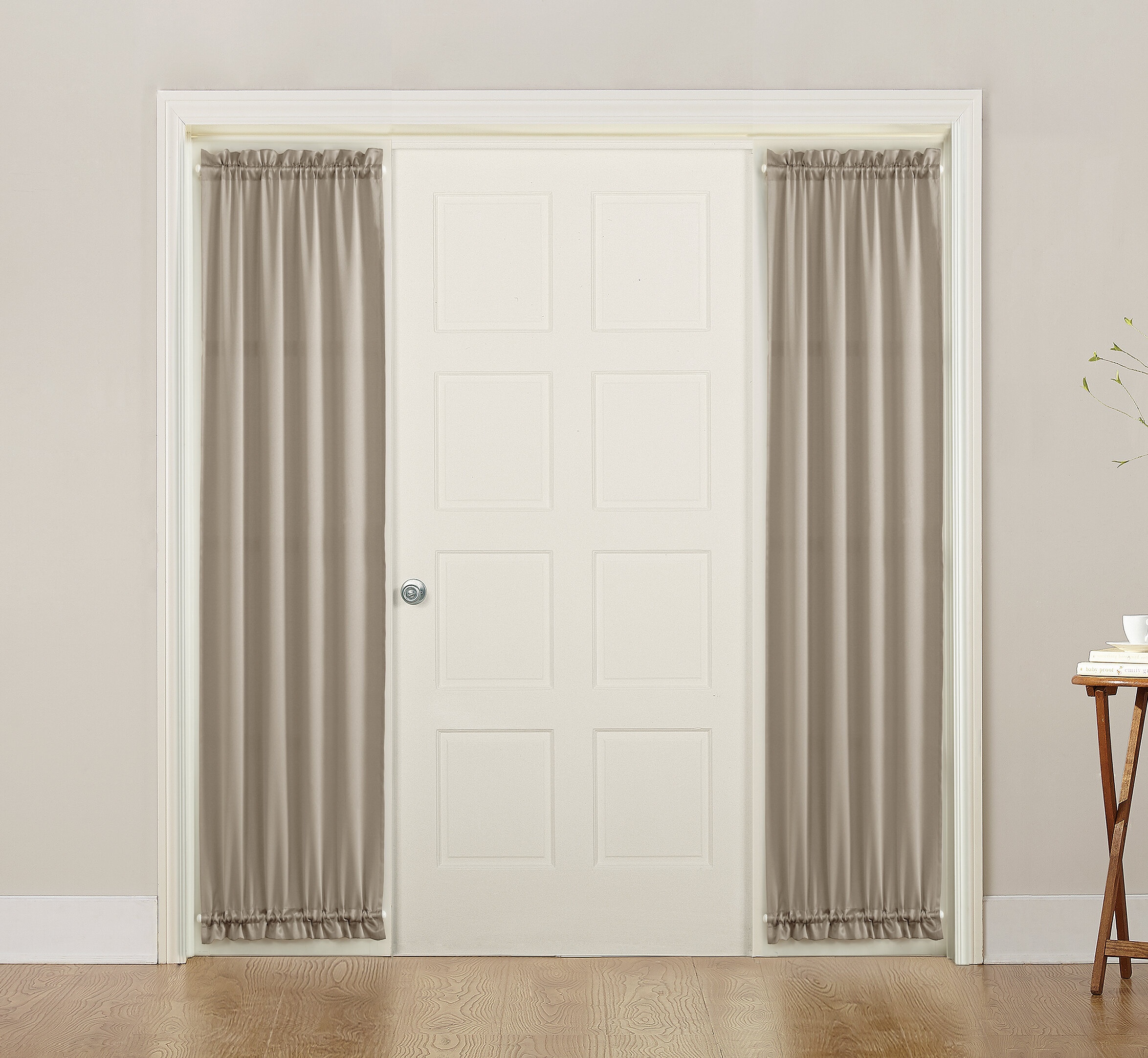 Wayfair Basics® Solid Room Darkening Rod Pocket Sidelight Single Curtain Panel