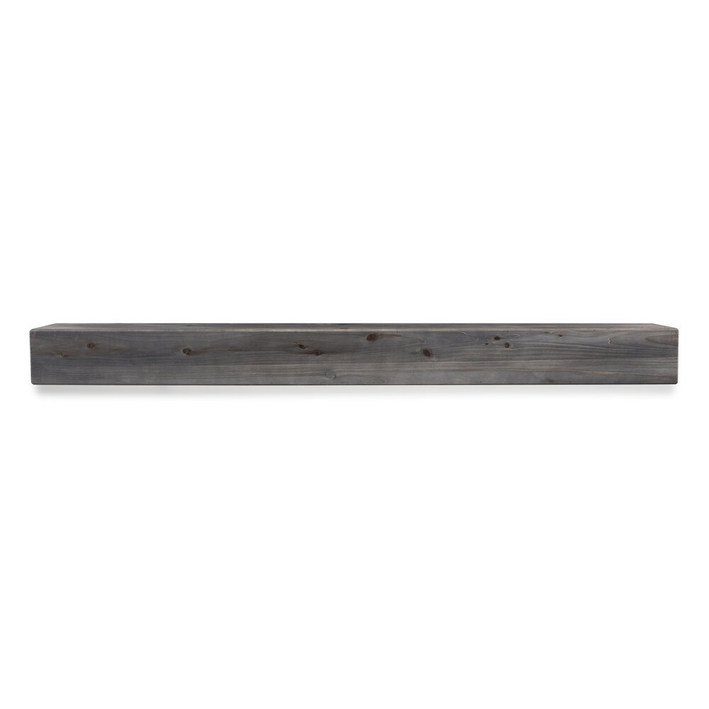 Weathered Beam Fireplace Shelf Mantel