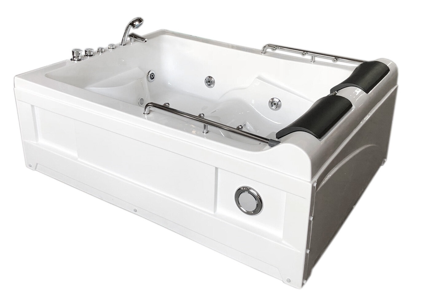 Whirlpool White Bathtub Hydrotherapy Spa Hot Tub 2 Persons Lulu With Heater