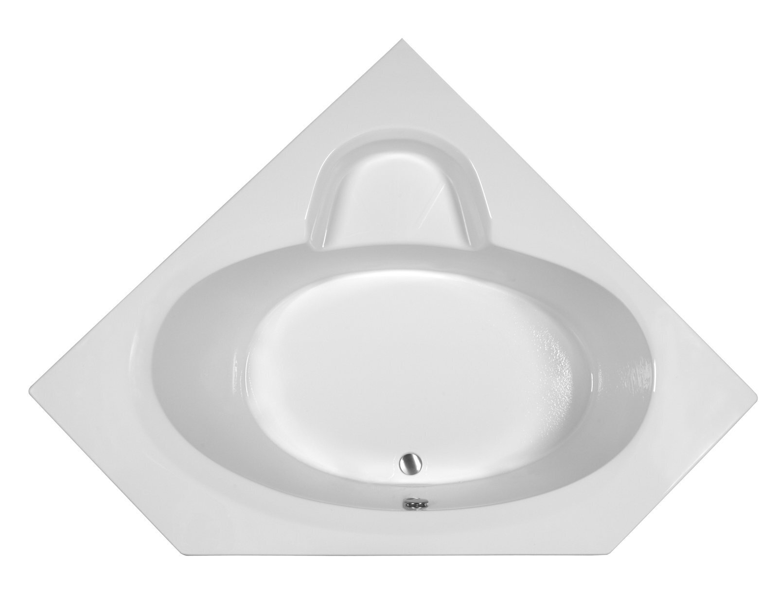 White Acrylic Corner Tubs For Small Bathrooms