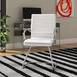Cream desk chair no wheels deals