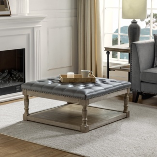 Wickliffe Upholstered Ottoman