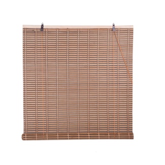 Window Blind Semi-Sheer Brown Outdoor Roll Up Shade