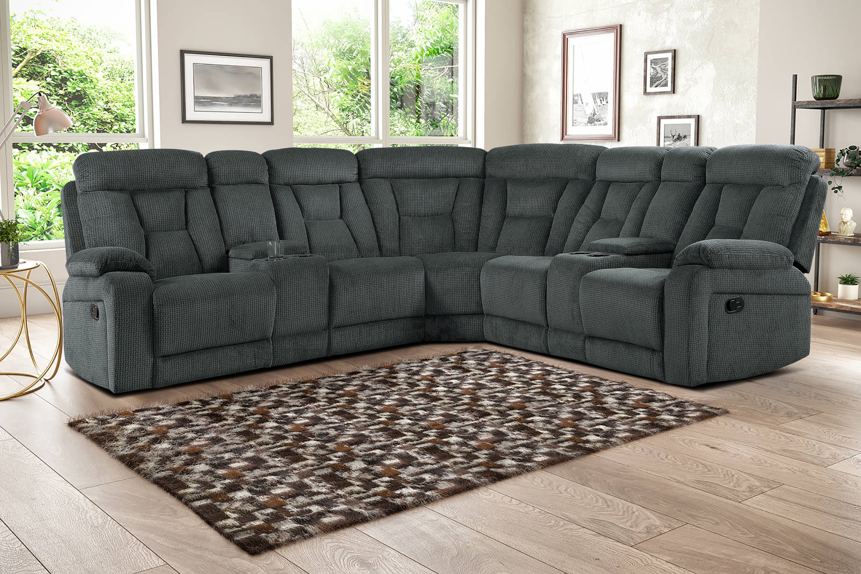 Wojtek 3 - Piece Upholstered Sectional
