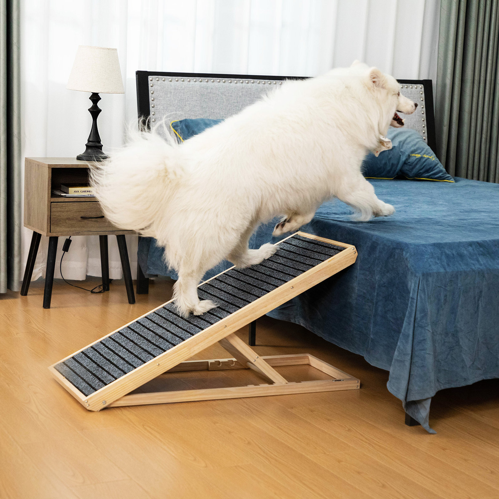 Wood Outdoor Dog Ramp