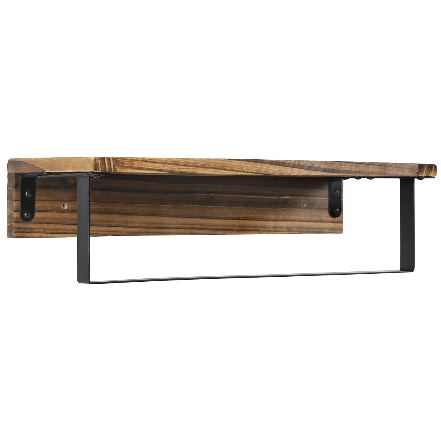 Wood Wall Mounted Towel Rack