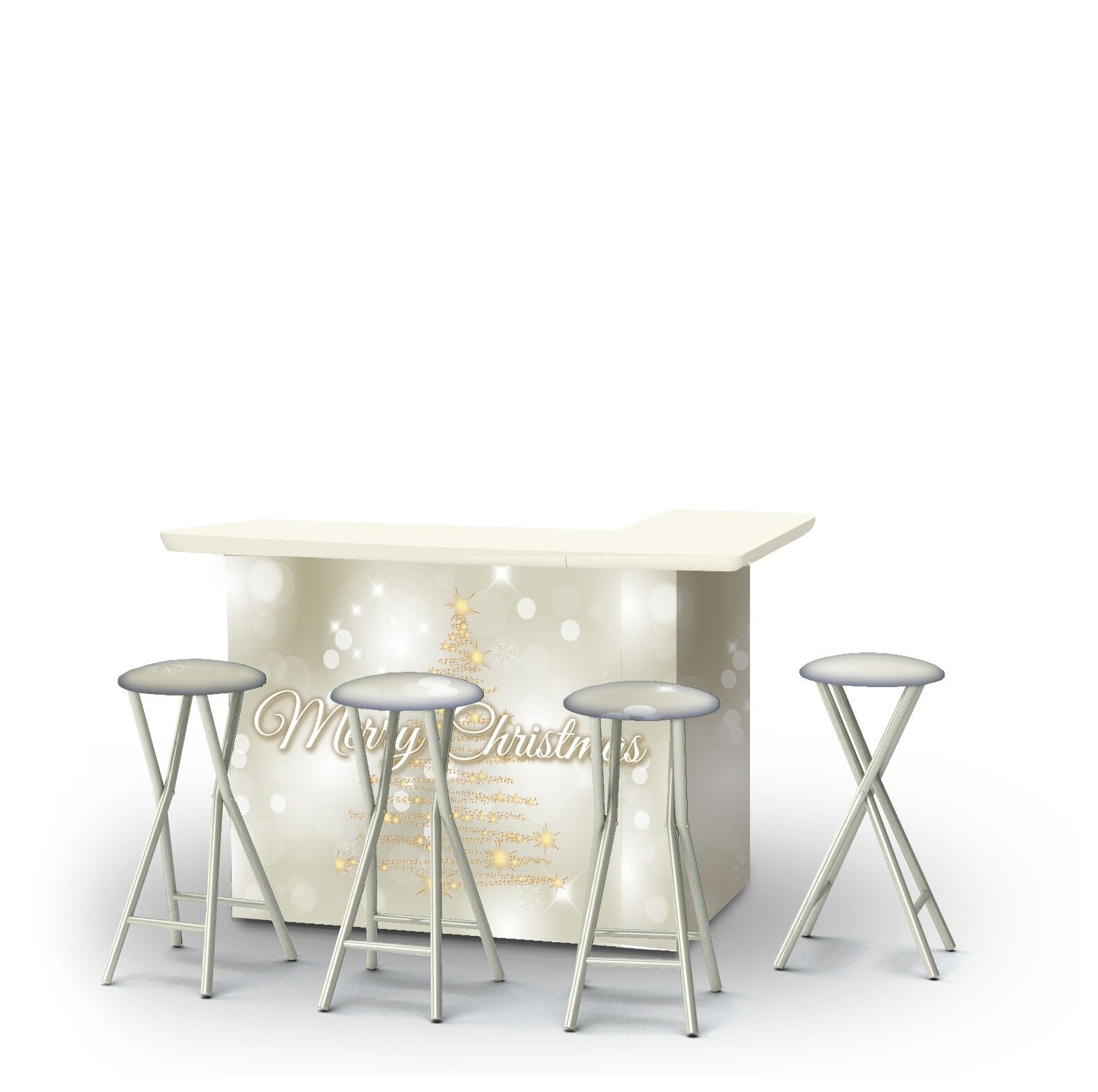 Yakira Christmas 5-Piece Bar Set