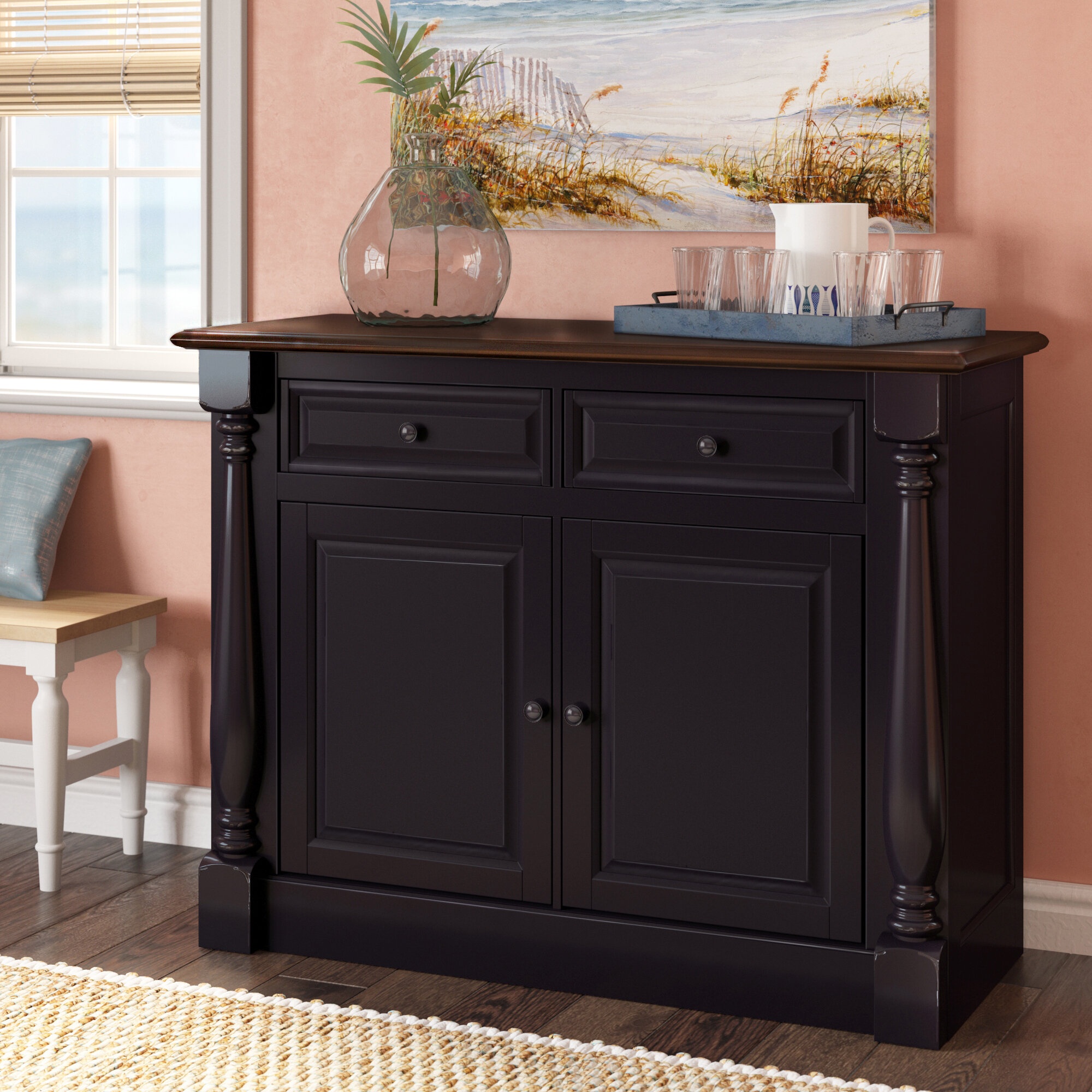 Yeager 47.75'' Wide 2 Drawer Server