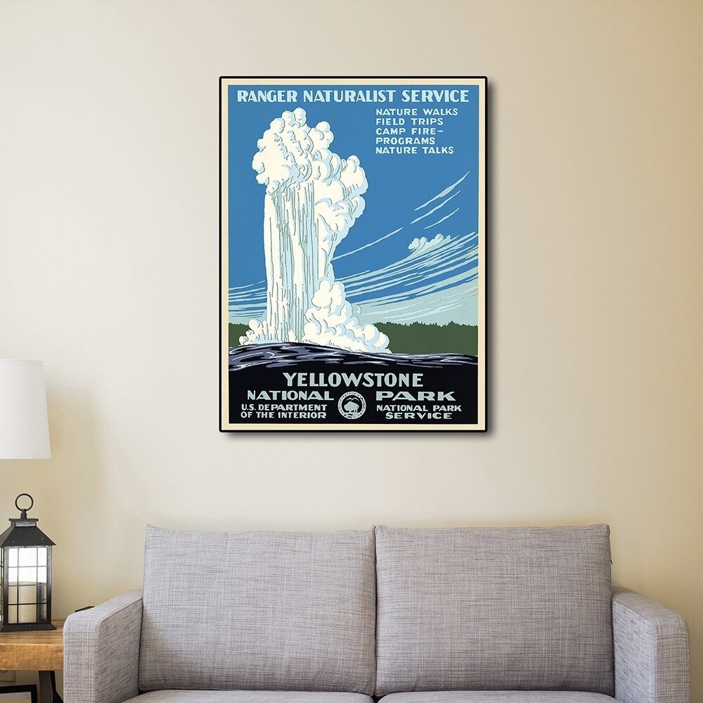 Yellowstone National Park C1938 Vintage Travel - Unframed Poster