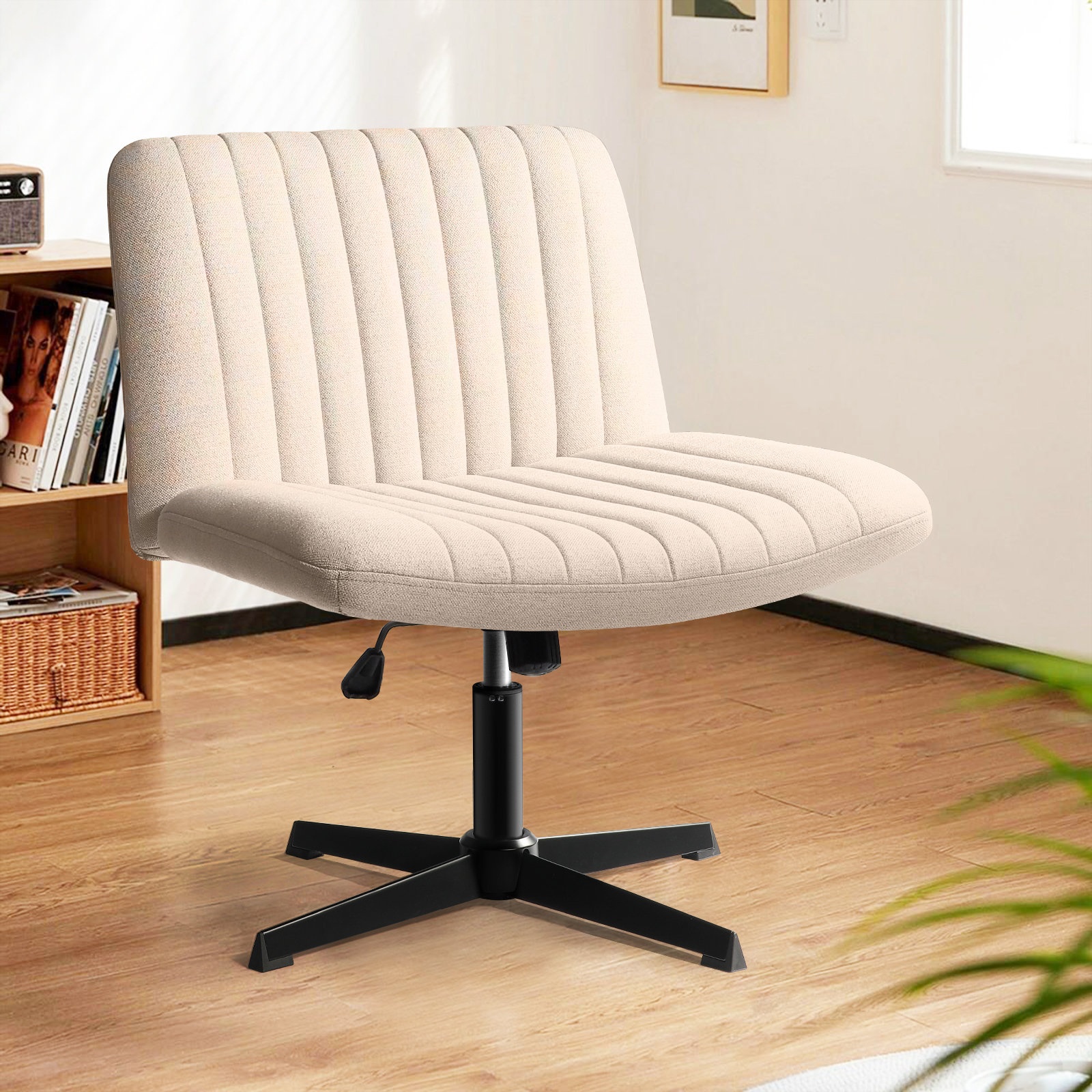 Swivel chair without armrest hot sale