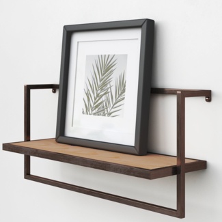 Zac Accent Shelf with Towel Bar