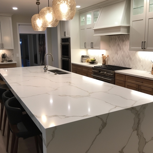 Calacatta Quartzes With White Cabinets - VisualHunt