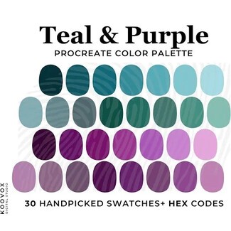 Purple And Teal Color Palettes - VisualHunt