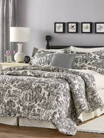 Black And White Toile Beddings - VisualHunt