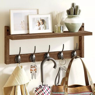 Entryway Shelves With Hooks - VisualHunt