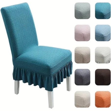 Parson Chair Covers With Skirts VisualHunt   7158247 