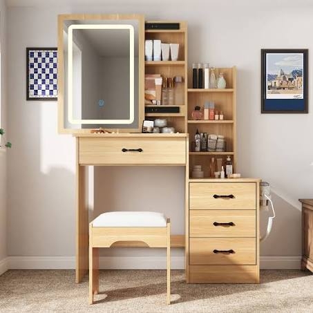 Wood Makeup Vanities - VisualHunt