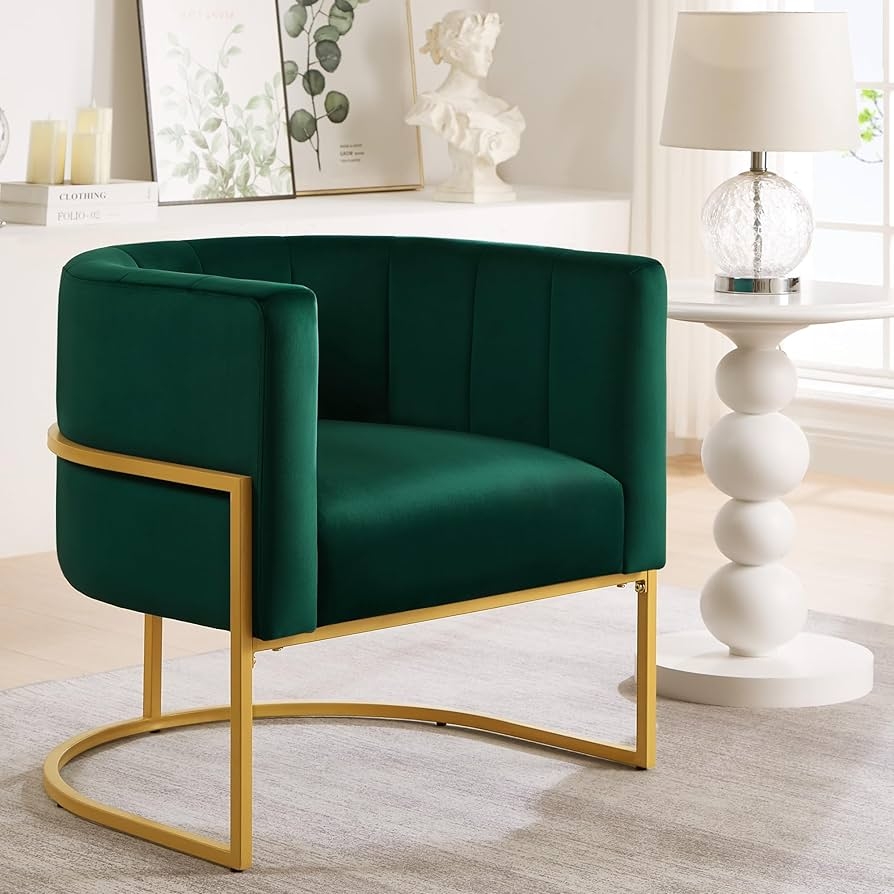 Velvet Green Chair