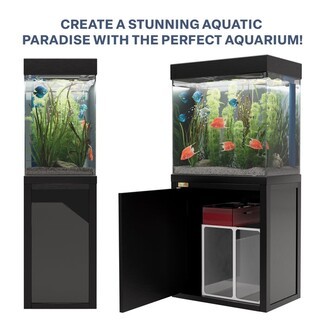 All In One Aquarium Square Column Design and Integrated Sump