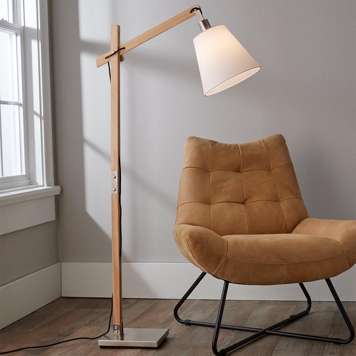 Arc Floor Lamp with Boom Arm and Modern Minimalist Arc