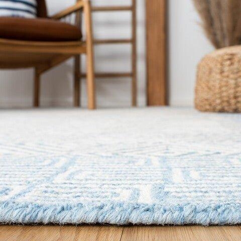 Area Rug Micro Loop Pile Textured Handmade Area Rug