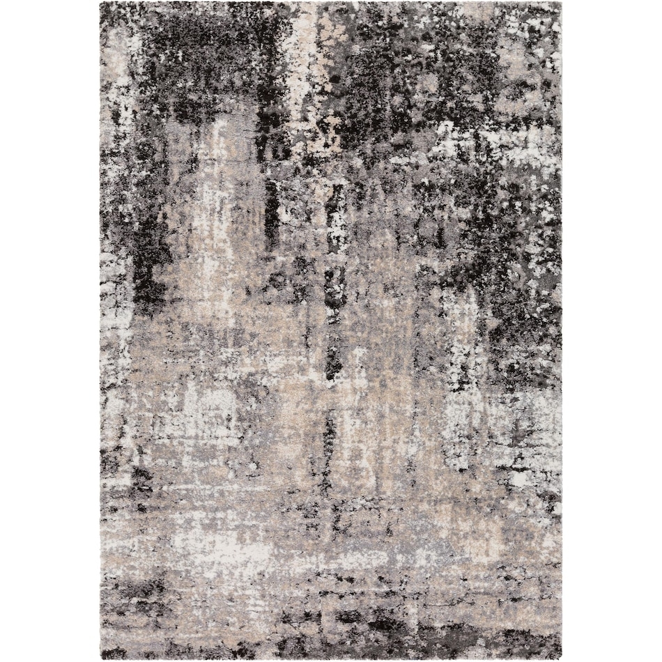 Area Rug Painterly Marbled Texture Abstract Distressed Art