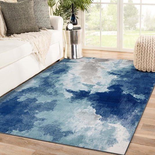 Area Rug Watercolor Painting Pattern Contemporary Rug