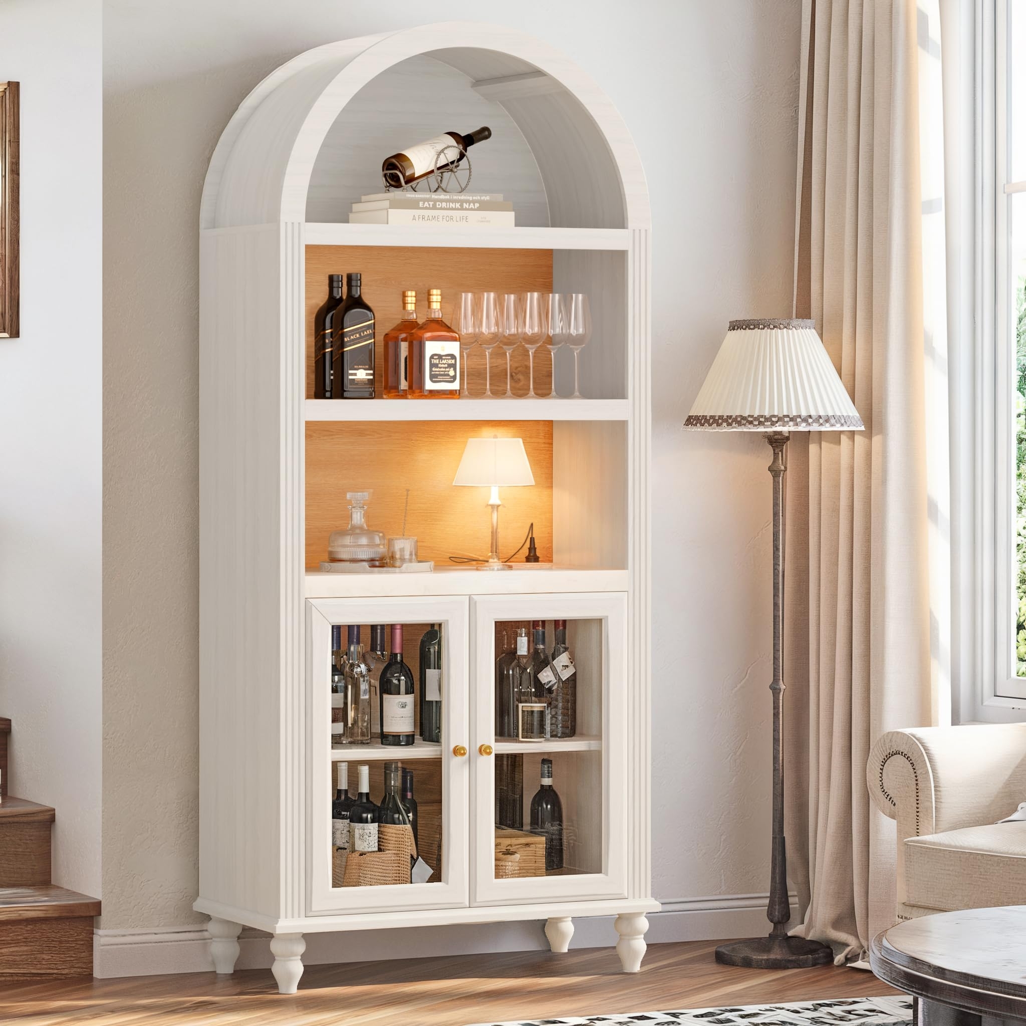 Arched Bar Cabinet